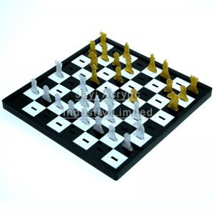 chess set lucite